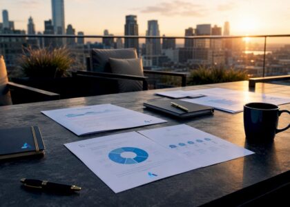 Strategic toolkit materials with Blue Prysm logo