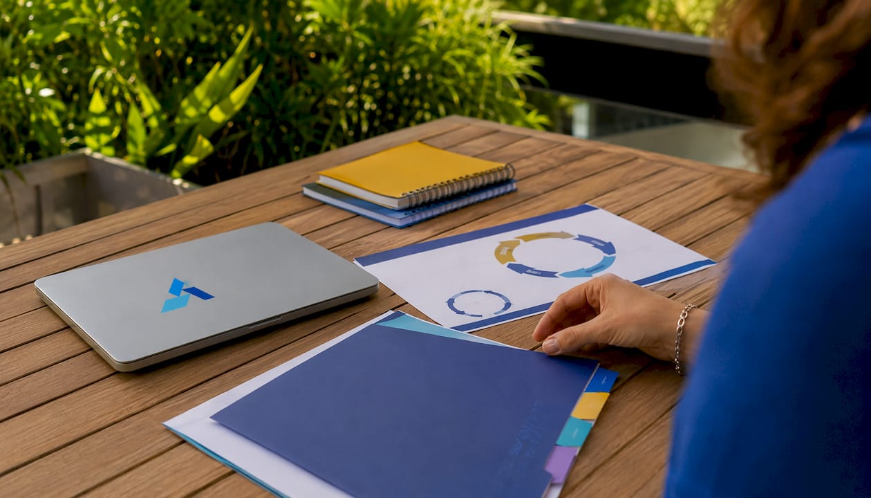 Workspace with strategy lifecycle toolkit materials
