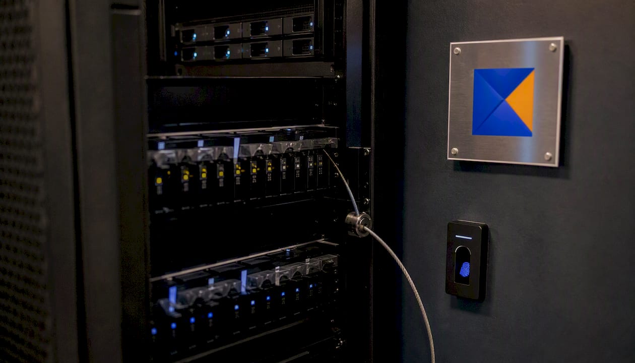 Immutable backup tape library with security features