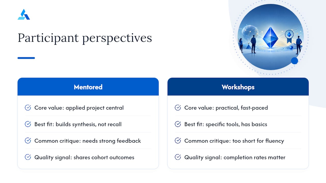 What Do Past Participants Say About These Programs? — overview diagram