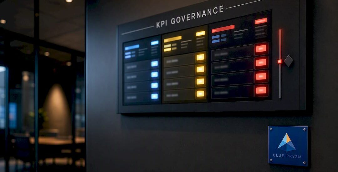 KPI threshold display prepared for decision review