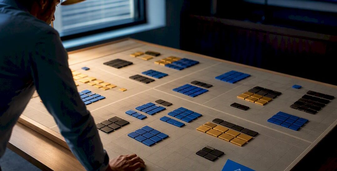 Resource allocation planning board with capacity tiles