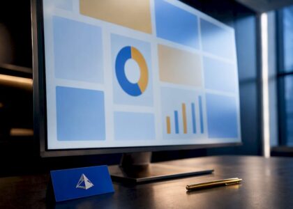 One-page KPI scorecard in strategy room